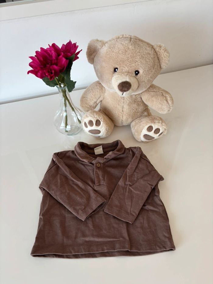 Polo marron H&M - photo numéro 3