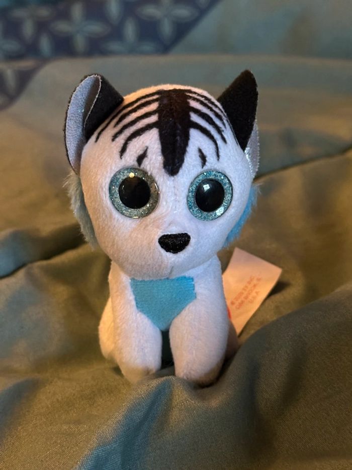 Peluche petit tigre, 10cm environ