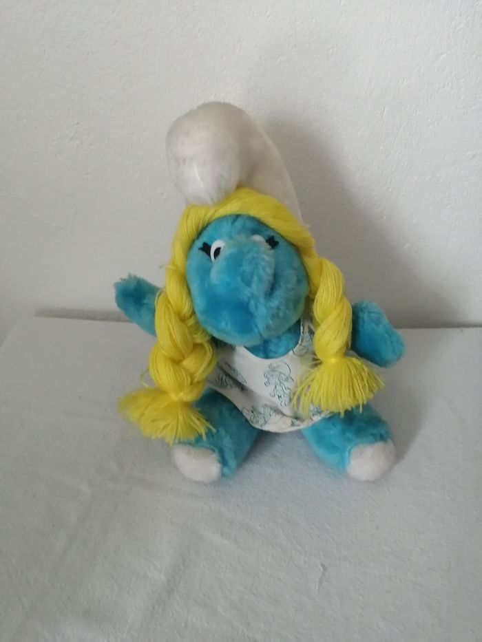 peluche la schtroumpfette