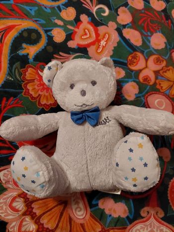 #12 Mustela - ourson en peluche  Musti