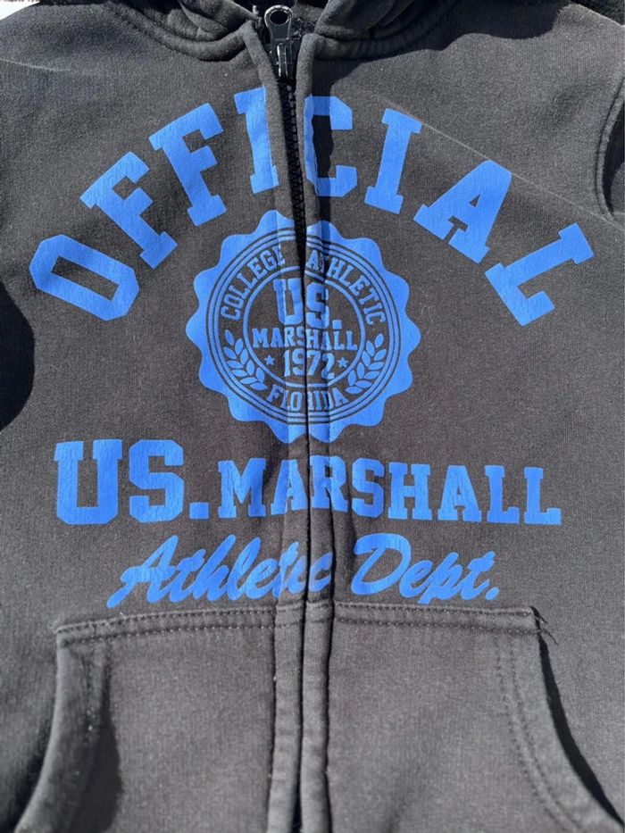 Gilet zippé noir taille 8 ans Marshall - photo numéro 4