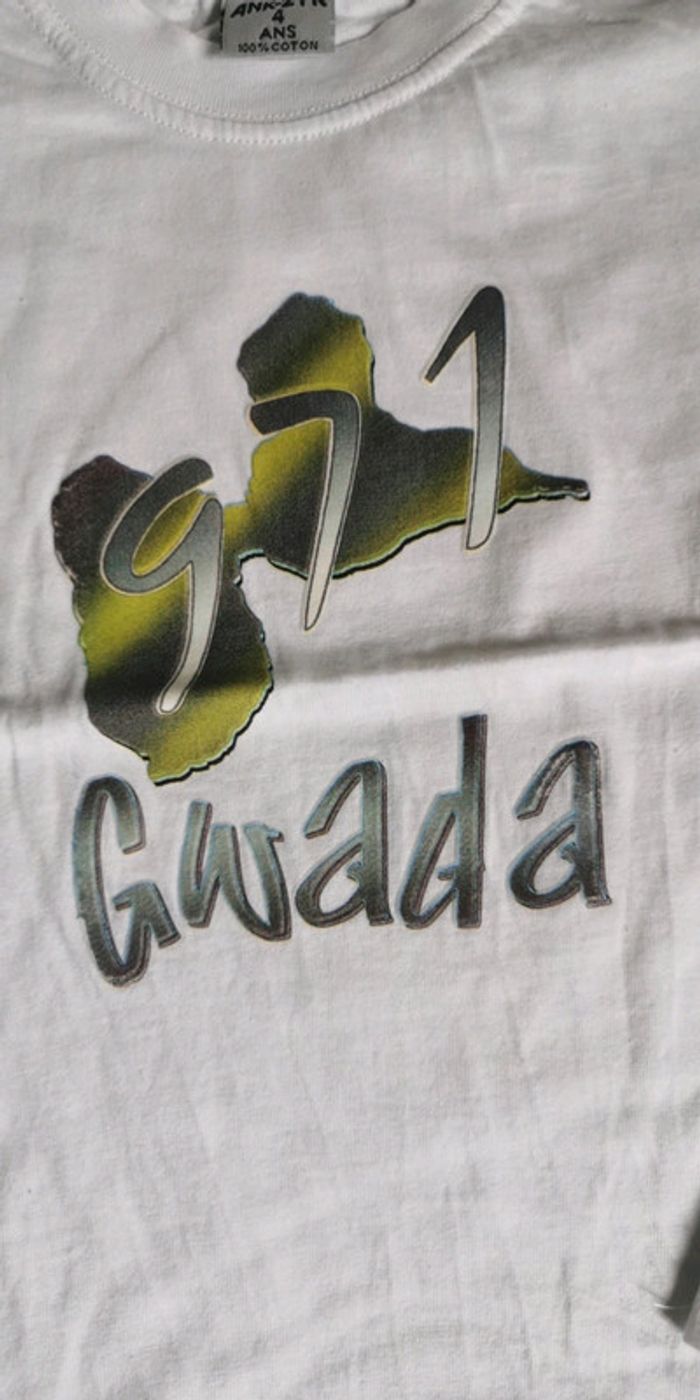 Lot 2 tee shirts guadeloupe - photo numéro 3