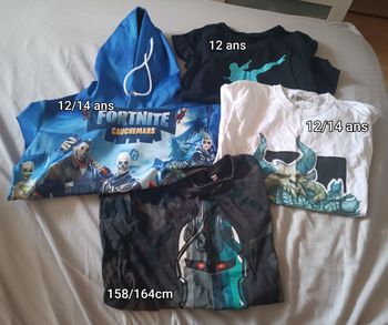 Lot vêtements ado Fortnite 12/14 ans