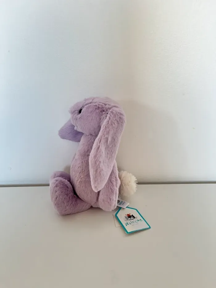 Small bashful hyacinth lilac bunny Jellycat - photo numéro 2