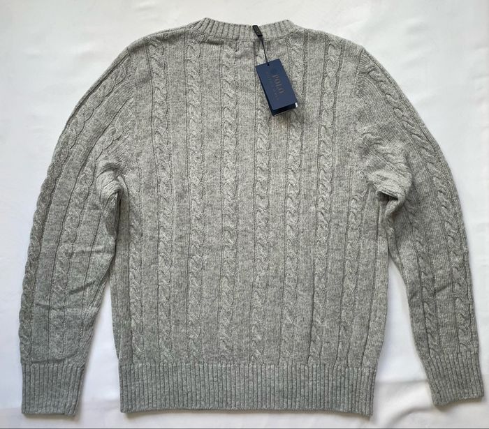 Pull Torsadé Ralph Lauren Grid - Taille S - photo numéro 2