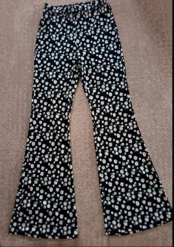 Pantalon stretch évasé