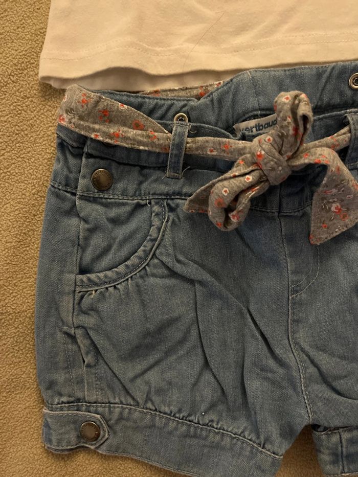 Tee shirt manches courtes et short taille 2 ans - photo numéro 4