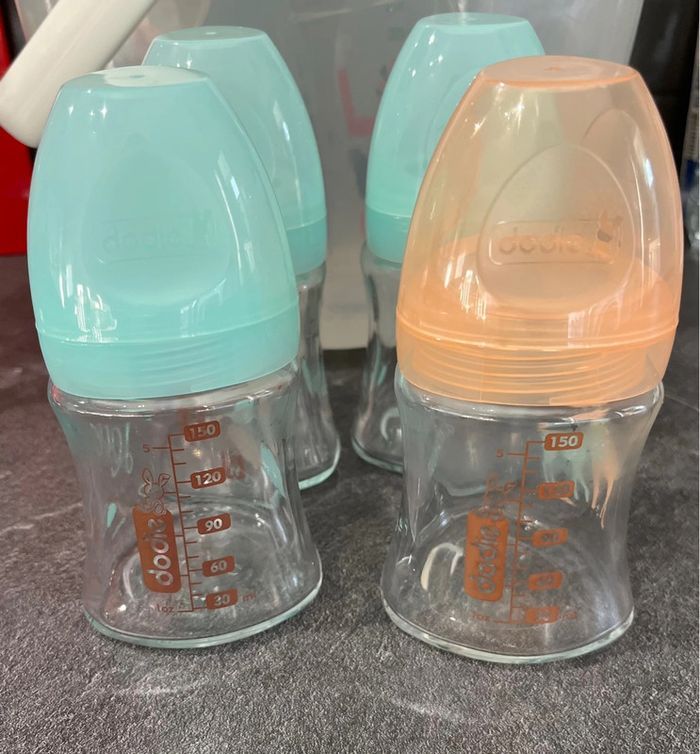 4 Biberons en verre Dodie 150 ml Dodie Beebs