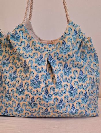 Sac panière tissu romanex de boussac