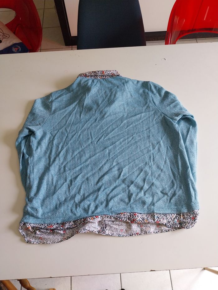 Petit pull avec chemise - photo numéro 2