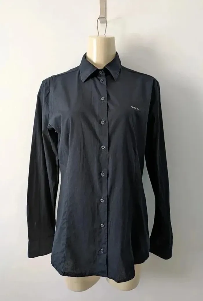 Chemisier marine en coton - Geox - taille M - photo numéro 1