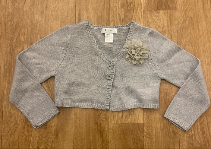 Boléro gris fille 6 ans