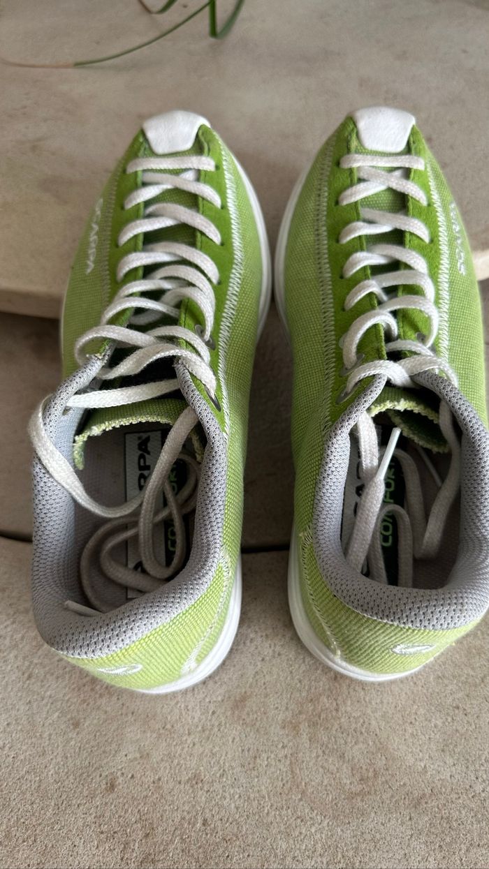 Baskets  SCARPA vert anis - photo numéro 8