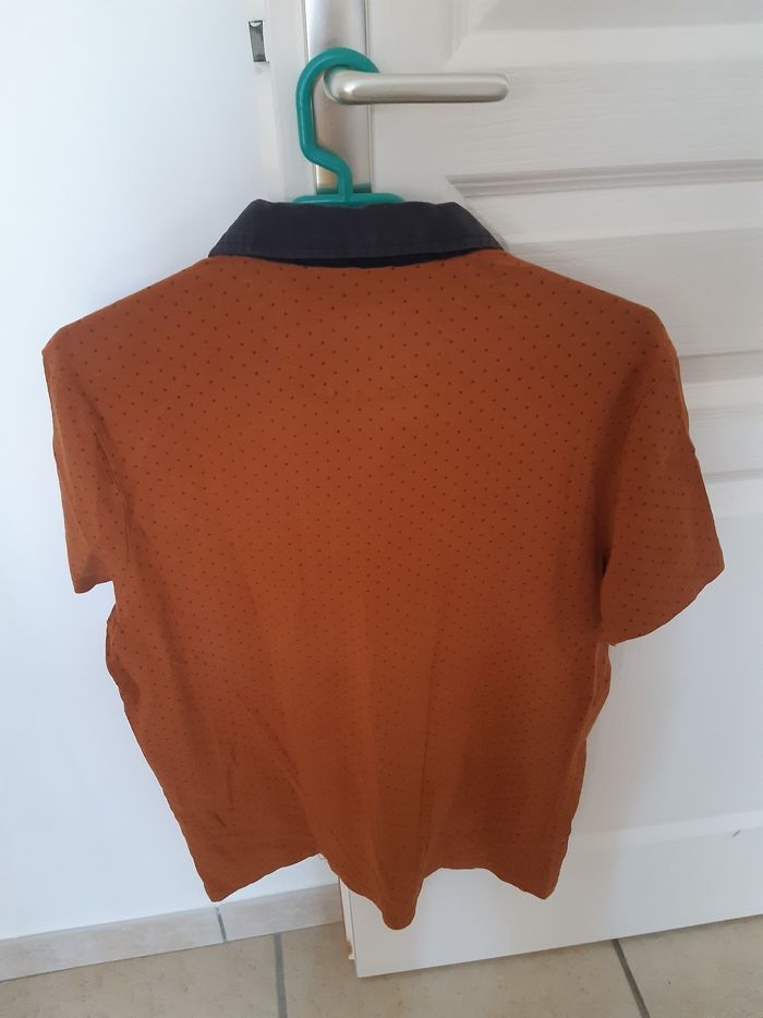 Polo manches courtes marron / taille L / Brice - photo numéro 5