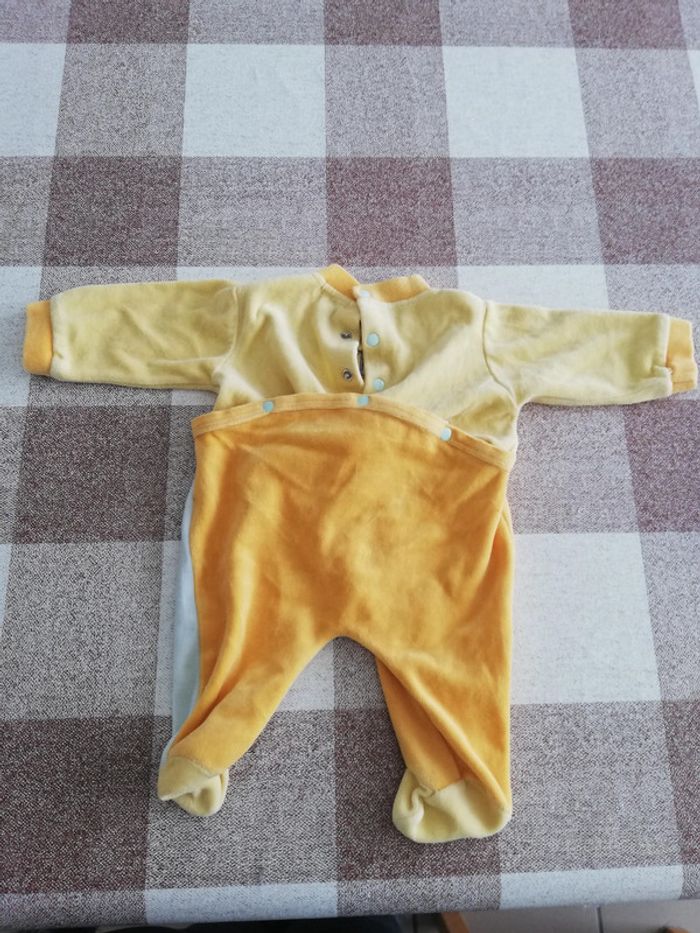 Pijama jaune chat 1 mois kimbaloo - photo numéro 3