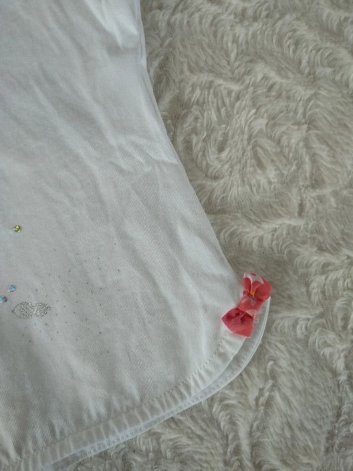 Tee shirt chemise manches courtes Fille 6 mois Poissons Sergent Major Naivonne 100% coton - photo numéro 5