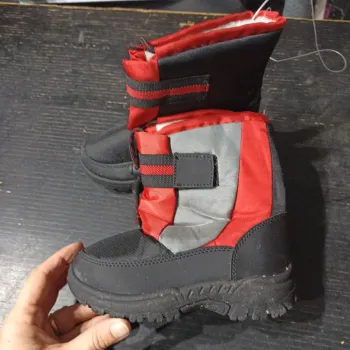 Bottes de neige rouge taille 29