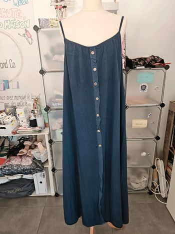 Robe longue été 42 bleu marine #lora11femme42
