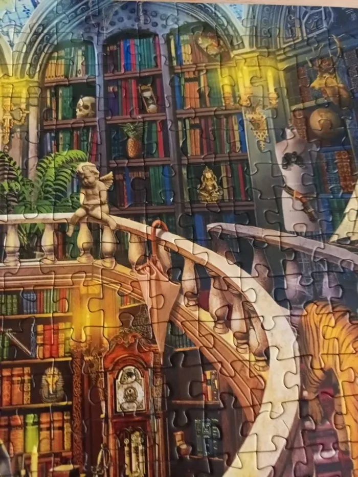 Educa puzzle 500 pièces bibliothèque énigmatique - photo numéro 11