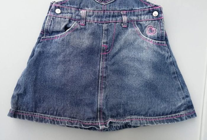 Robe en jeans 2 ans fille les petits babies - photo numéro 2