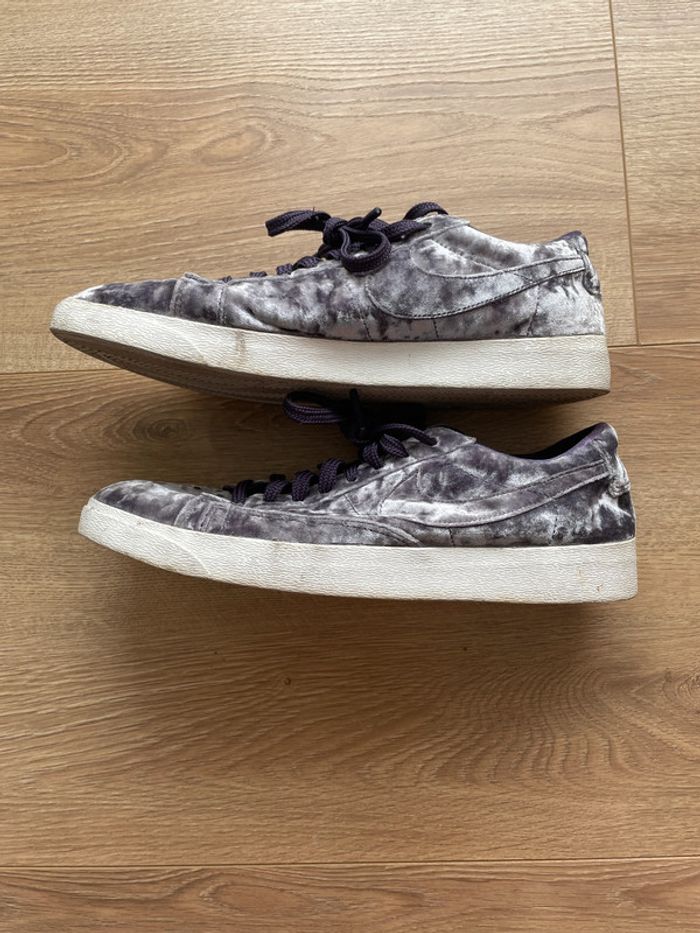 Baskets Nike velours violet 42 - photo numéro 5