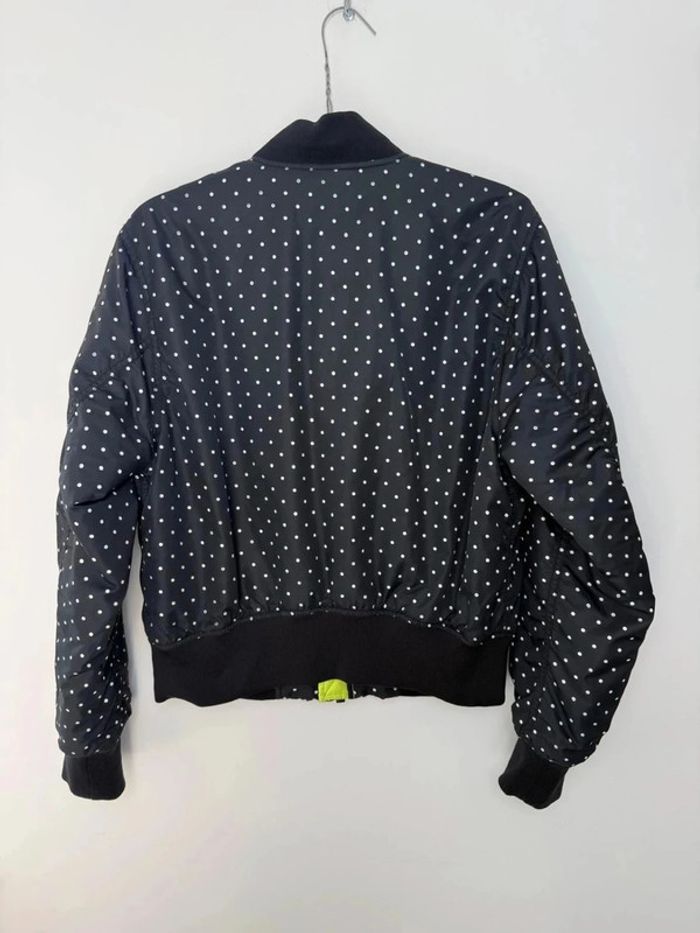 Veste Nike bomber matelassée bien chaude à pois taille S comme neuve - photo numéro 3