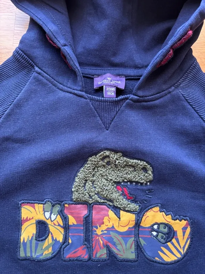 Sweat sergent major 2/3 ans 98 cms garçon - photo numéro 2