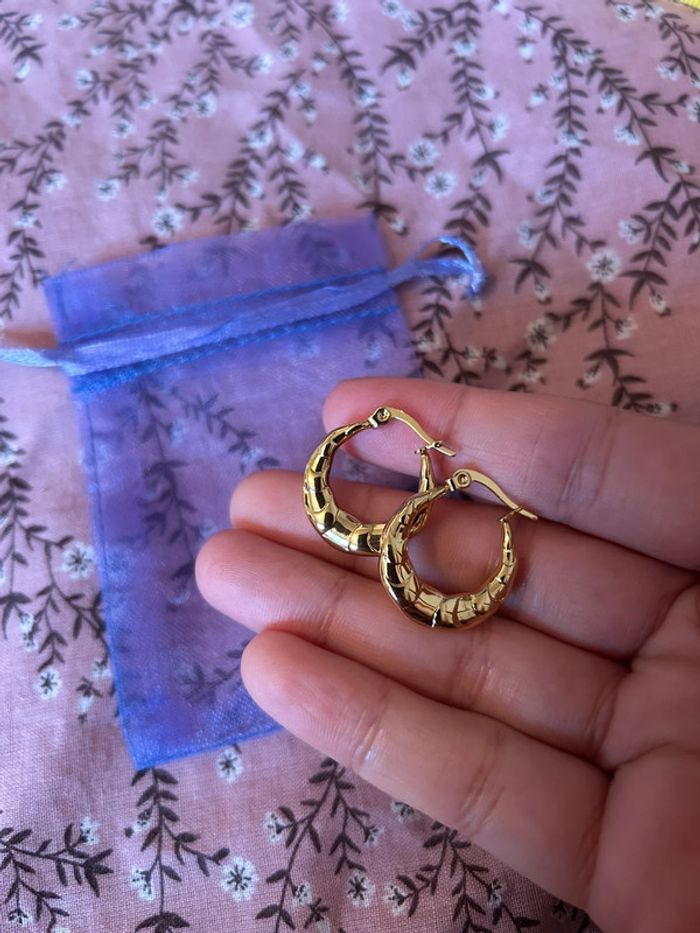 Boucles d’oreilles en acier inoxydable - photo numéro 6