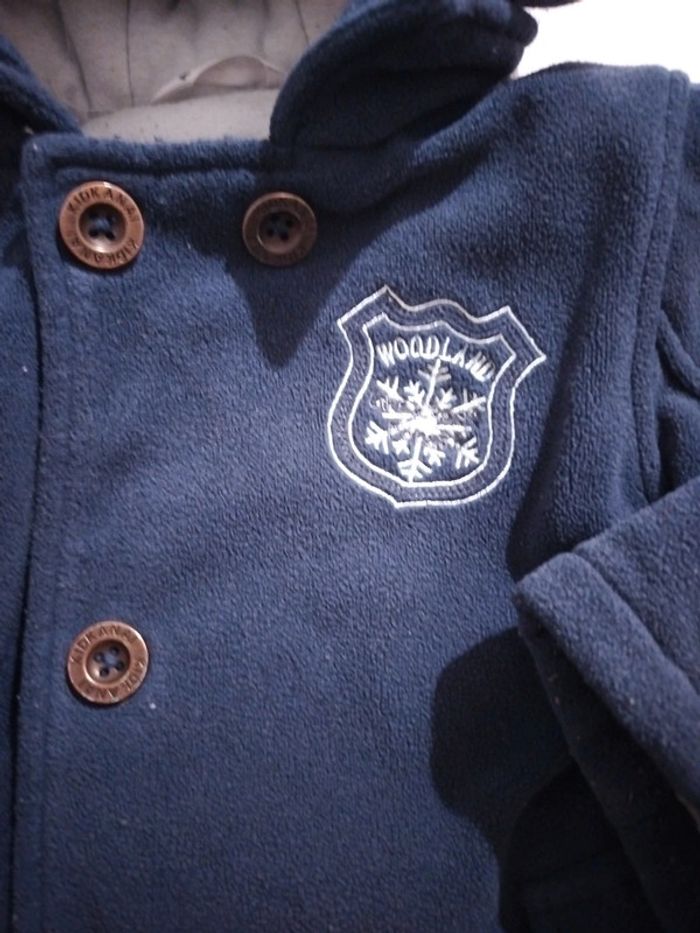 Manteau hiver polaire 24 mois garçon 86 cm - photo numéro 2