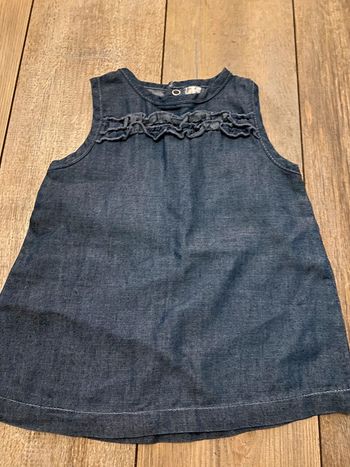 Petite robe légère en jeans 6 mois