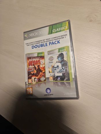 Double pack rainbow six vegas 2 et ghost recon 2 xbox360 neuf