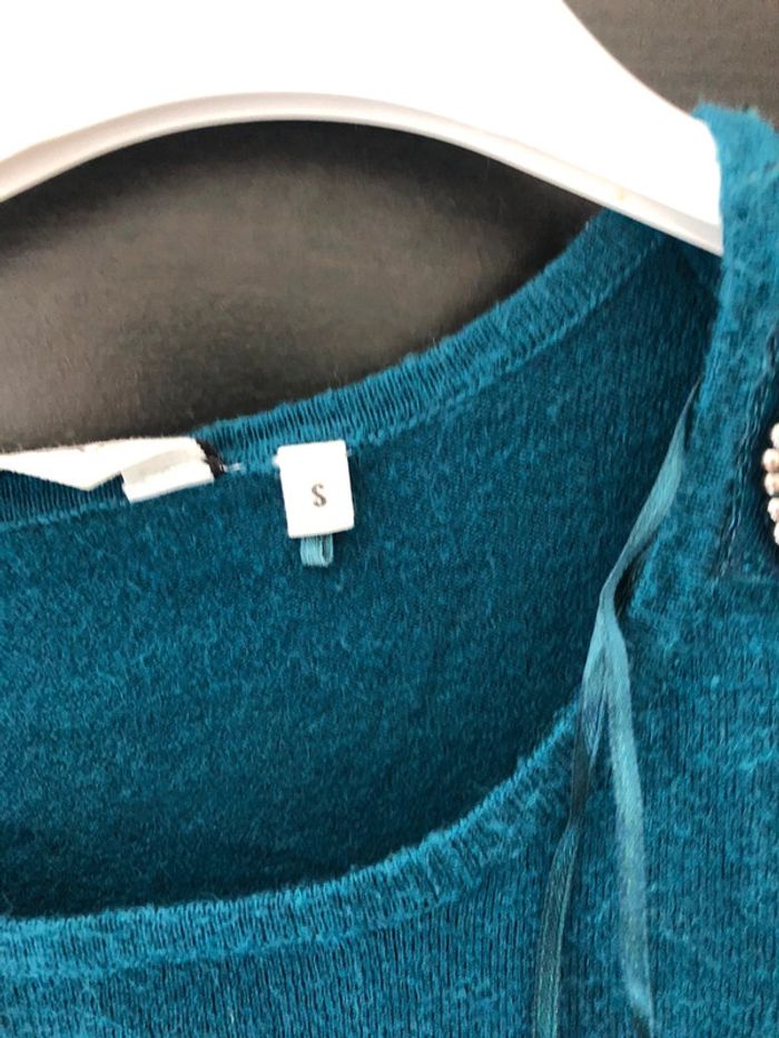 Pull bleu canard - photo numéro 2