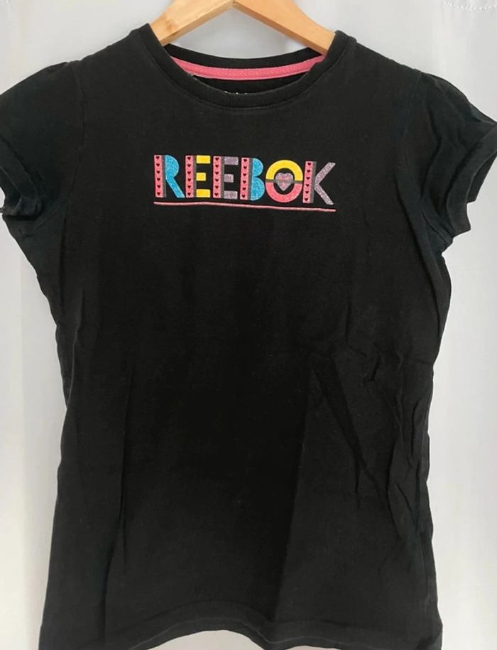 t shirt reebok noire