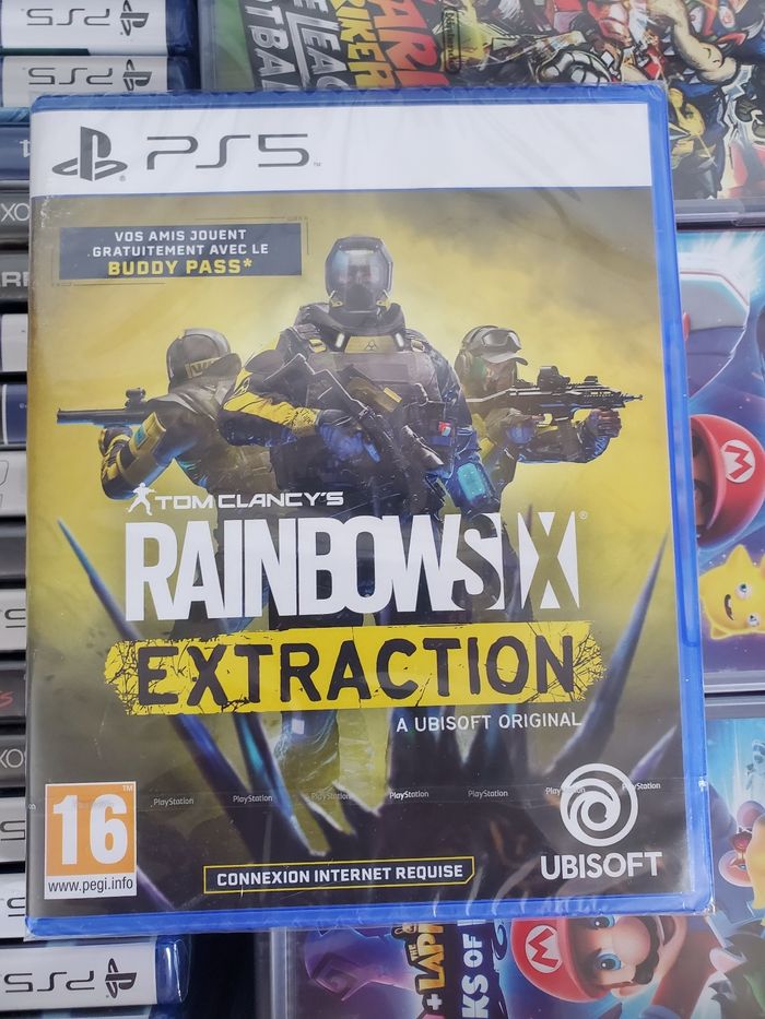 RAINBOW SIX EXTRACTION sur PS5 Neuf sous Blister jamais ouvert.