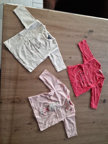Lot de 3 t-shirts 3 mois