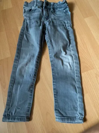 Pantalon jeans Skinny ultra résistant gris Okaidi Taille 3 ans - 98