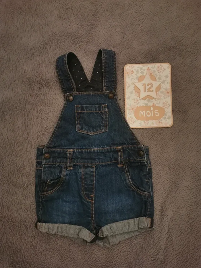 Salopette short Kiabi 12 mois