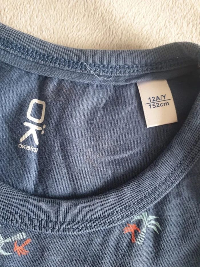 Débardeur 12 ans Okaïdi palmiers - photo numéro 2