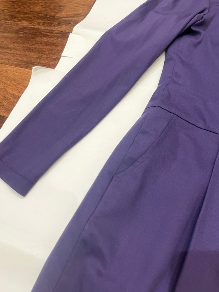 Robe longue manches longues violet mauve taille XS - photo numéro 3