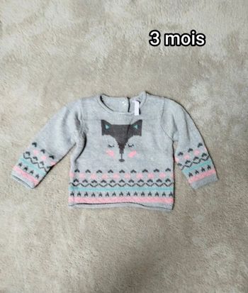 Pull pailleté 3 mois 