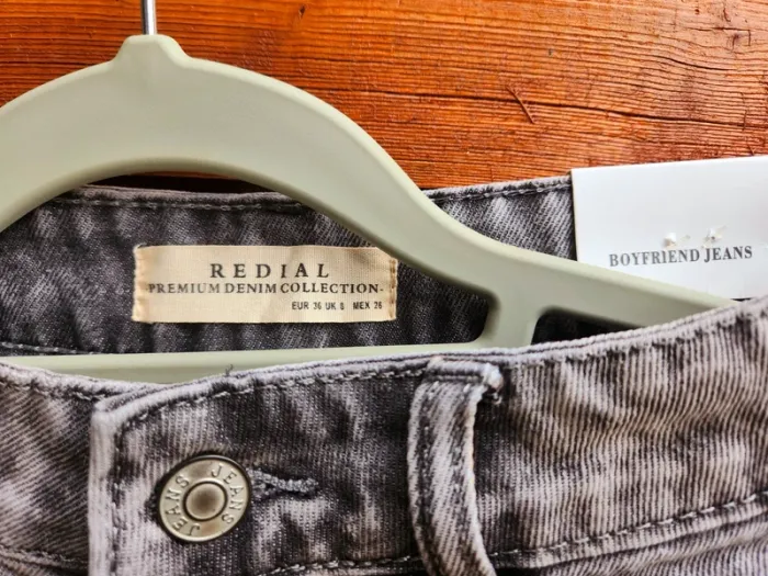 Jean destroy gris Redial – Boyfriend fit tendance - photo numéro 2