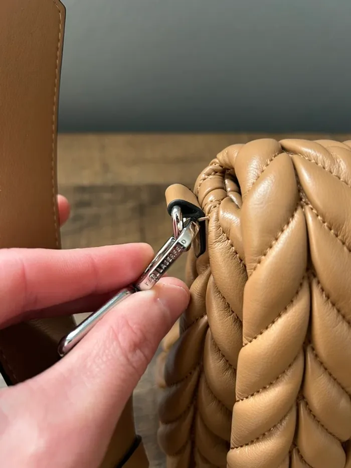 Sac bandoulière épaule Karl Lagerfeld Camel Neuf - photo numéro 9