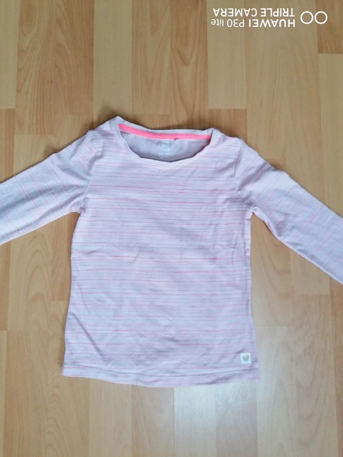 T-shirt Hema rose orange 110 116 cm - photo numéro 2