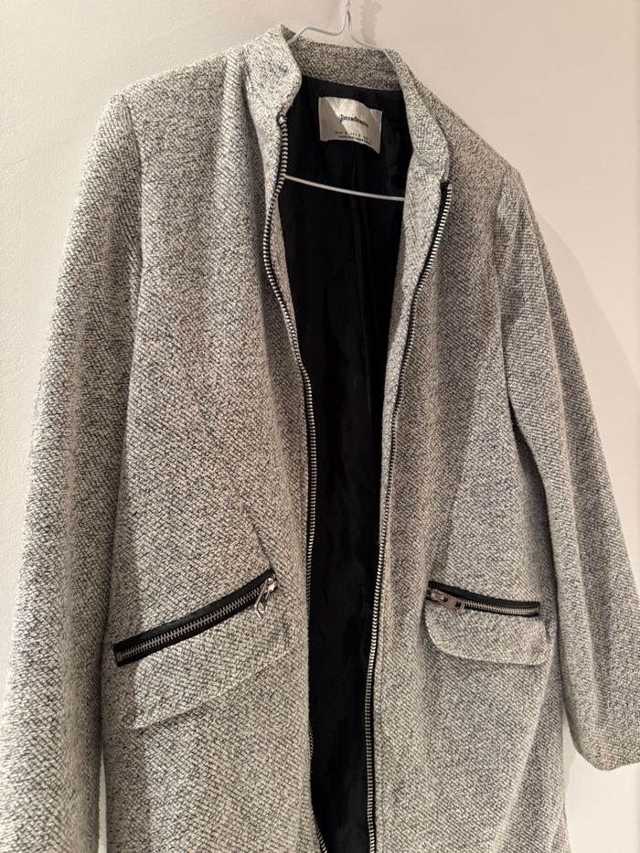 Veste grise Stradivarius - photo numéro 2