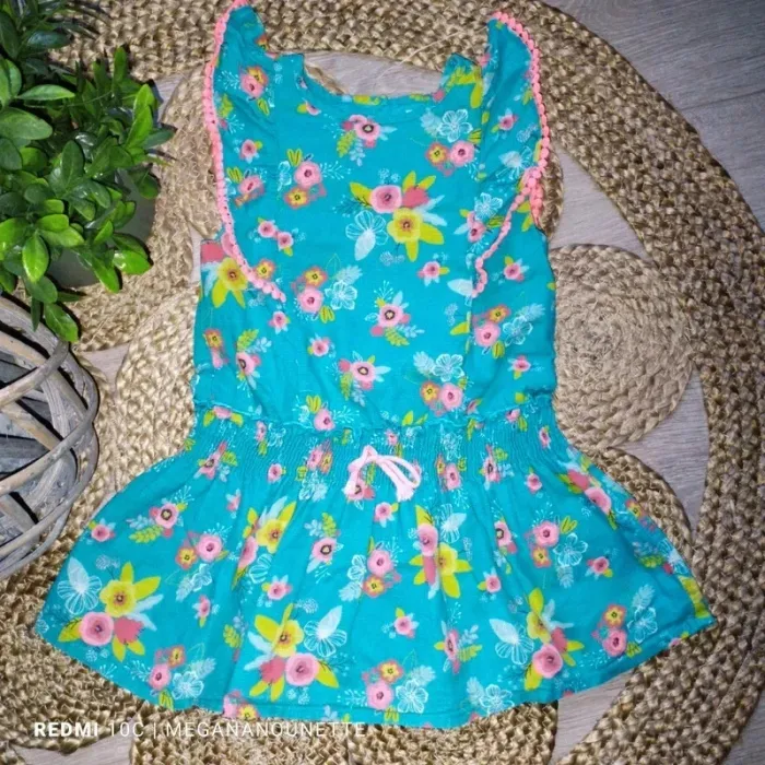 🌸 Tunique Orchestra fille 4 ans – Imprimé fleuri, parfaite pour l’été ! 🌞 - photo numéro 2