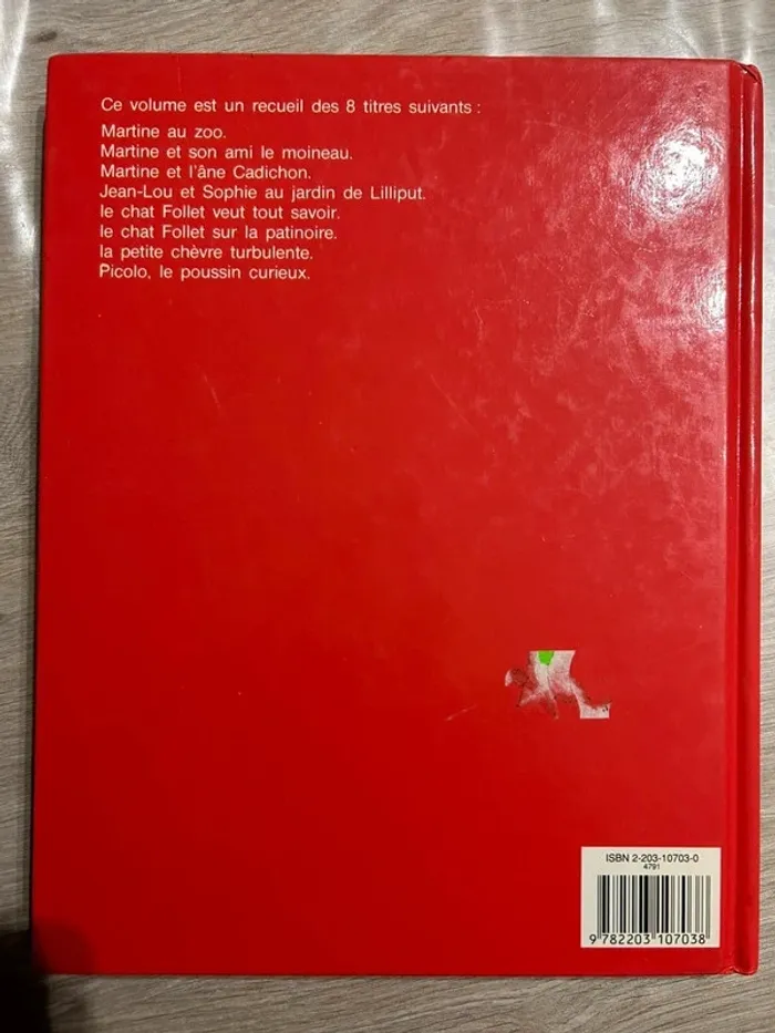 Livre vintage "Martine et le monde des animaux" (8 histoires) - photo numéro 2