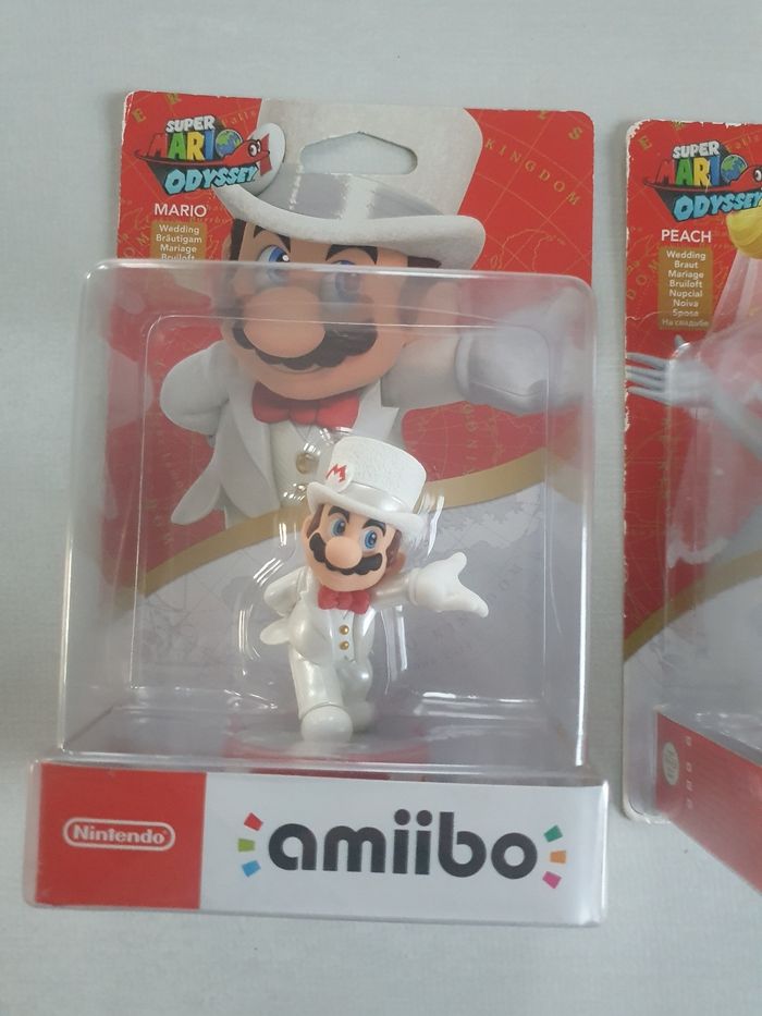 Amiibo wedding Mario, wedding peach, first print - photo numéro 3