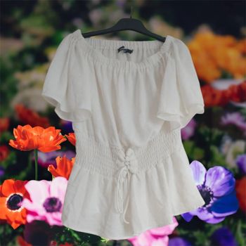 T-shirt blanc - Koolook - Taille S