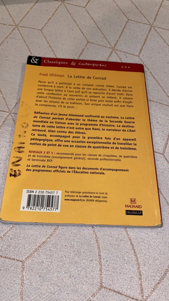 Livre la lettre de conrad - photo numéro 2