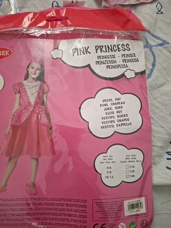Deguisement princesse neuf 10 12 ans 146 cm